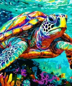 Colorful Tortoise Diamond Painting