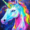 Colorful Unicorn Art Diamond Painting