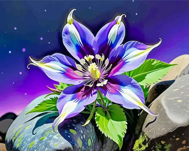 columbine flower Diamond Paints Columbine Flower Diamond Painting