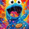 Cookie Monster Art Diamond Painting