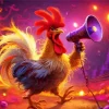 Cool Funny Chicken Art Diamond Painting