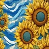 Cool Sunflowers Field Diamond Painting