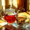 Floral Tea Set Art Diamond Painting
