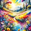 Flower Field Diamond Painting