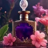 Flower Perfume Bottle Art Diamond Painting