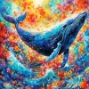 Flying Whale Art Diamond Painting