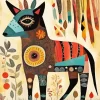 Folk Animal Diamond Painting