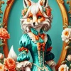 Fox Girl Art Diamond Painting