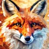 Fox Mosaic Art Diamond Painting