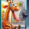 Funny Giraffe Diamond Painting