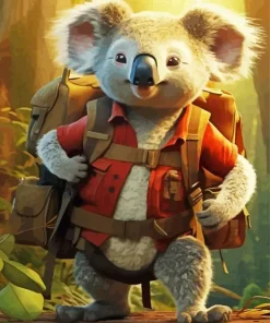 Funny Koala Diamond Painting