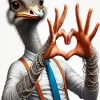 Funny Ostrich Diamond Painting