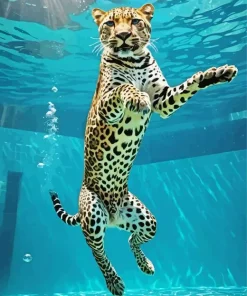 Jaguar Underwater Diamond Painting