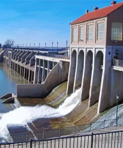 Lake Overholser Oklahoma Diamond Painting
