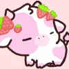 Pink Cow Diamond Painting