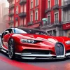 Red Bugatti Diamond Painting