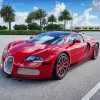 Red Bugatti Veyron Diamond Painting