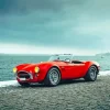 Red Cobra Car Diamond Painting