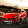 Red Lamborghini Truck Diamond Painting