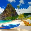 Saint Lucia In The Caribbean Diamond Painting