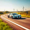Silver Bugatti Veyron Diamond Painting
