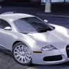 Silver Bugatti Veyron Car Diamond Painting