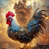 Steam Punk Chicken Diamond Painting