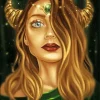 Taurus Woman Art Diamond Painting