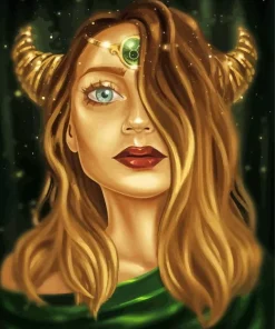 Taurus Woman Art Diamond Painting