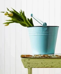 Tulips Bucket Diamond Painting