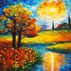 Van Gogh Landscape Diamond Painting