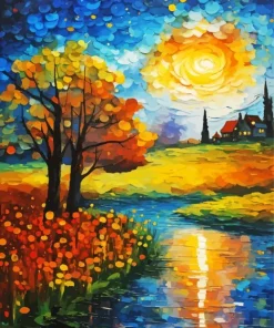 Van Gogh Landscape Diamond Painting