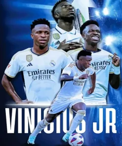 Vinicius Jr Real Madrid Player Diamond Painting