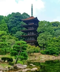 Yamaguchi Kozan Park Diamond Painting